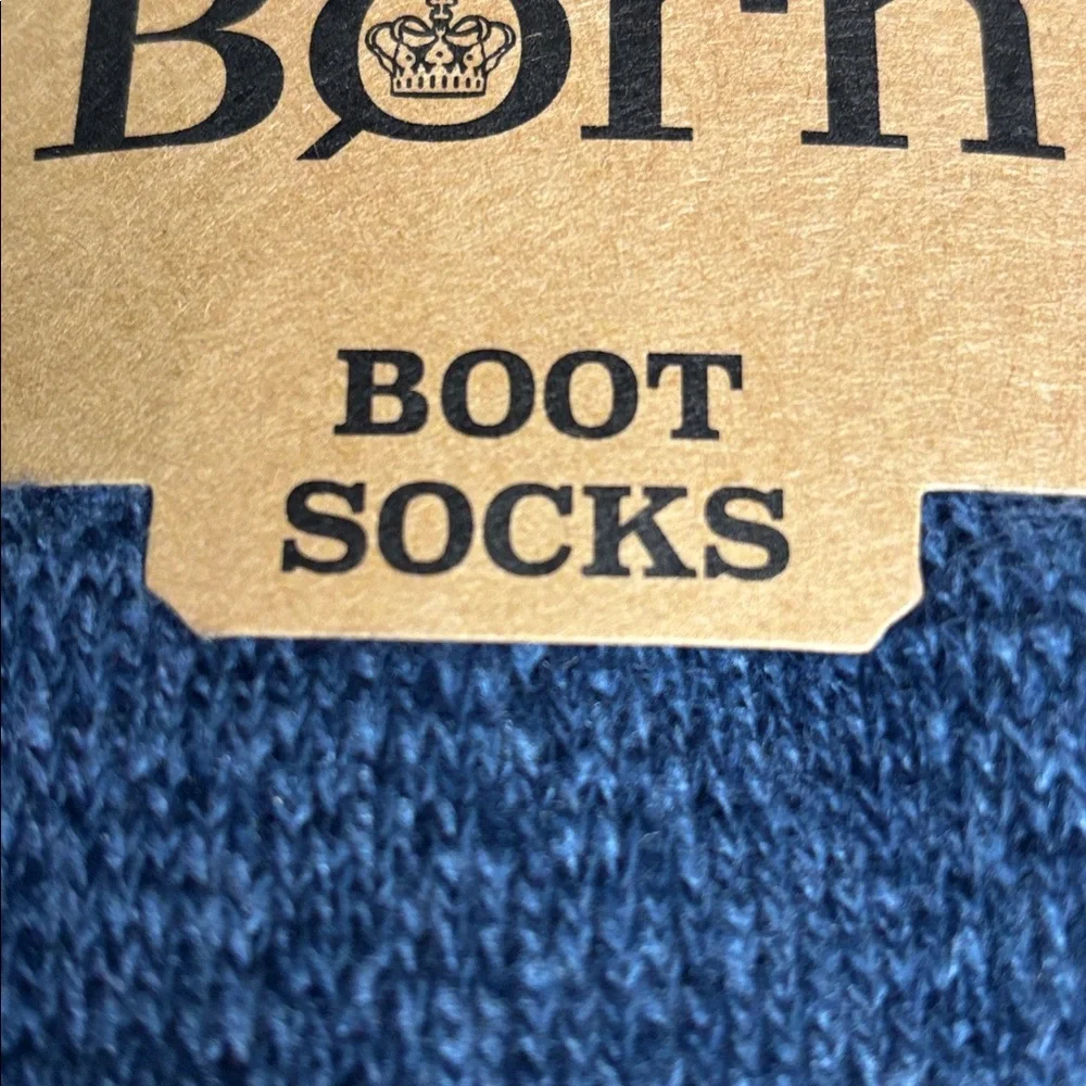 New Born Socks 2 Pair Men’s Blue Super Soft Boot Socks Casual Activewear Classic - Picture 9 of 13